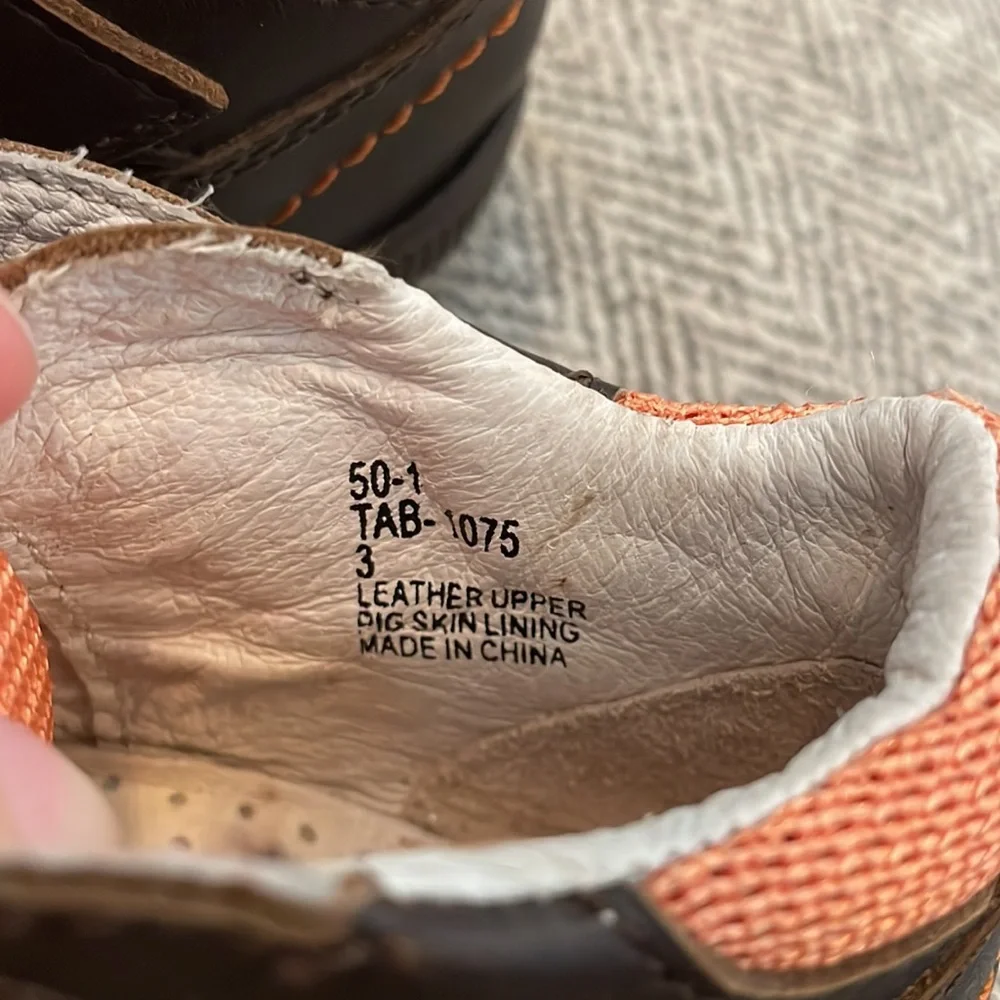 Footmates leather boots size 3